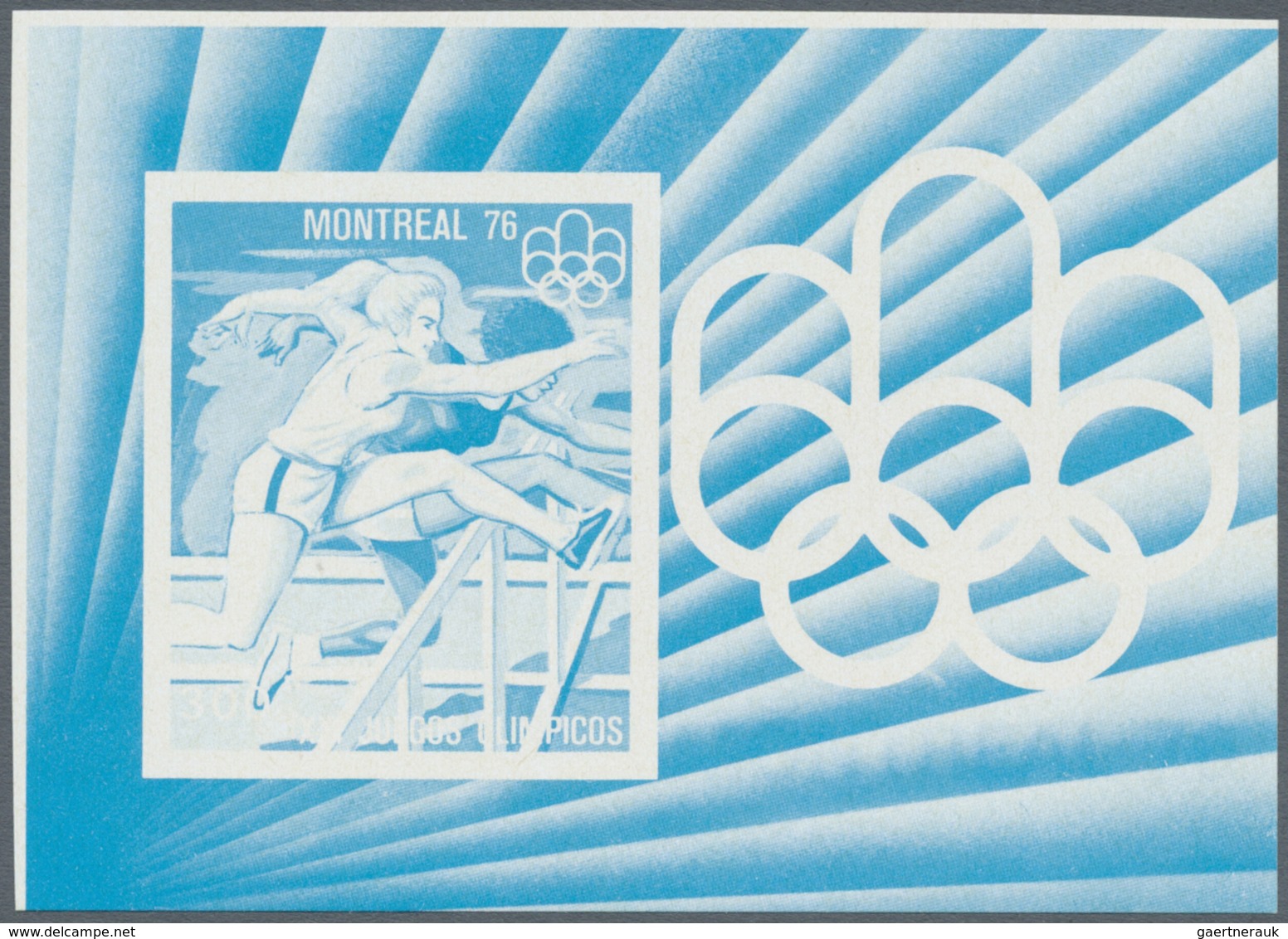 ** Äquatorialguinea: 1976, Olympische Sommerspiele In Montreal Als Blockausgabe In 6 Verschiedenen Druc - Guinée Equatoriale