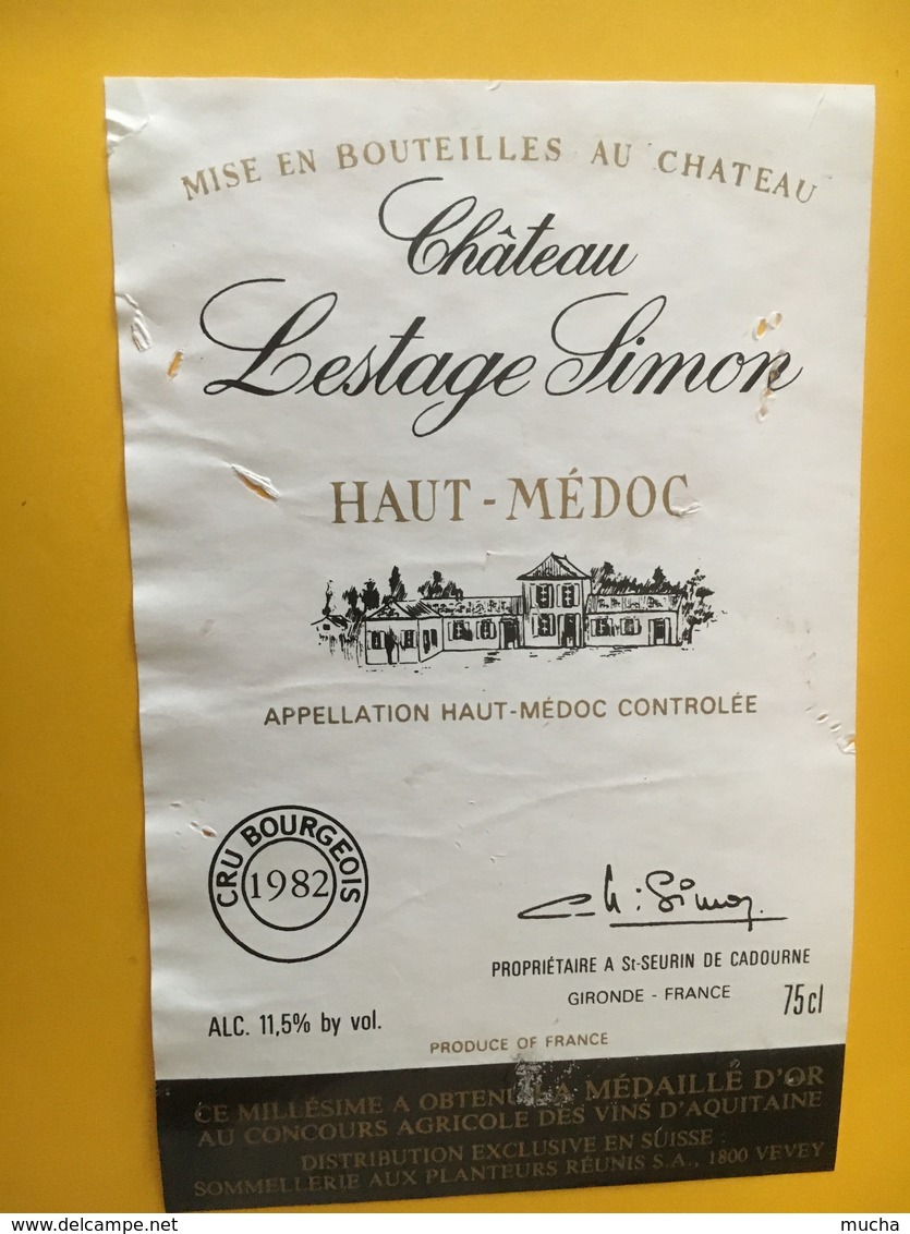 6799 - Château Lestage-Simon 1982 Haut-Médoc - Bordeaux