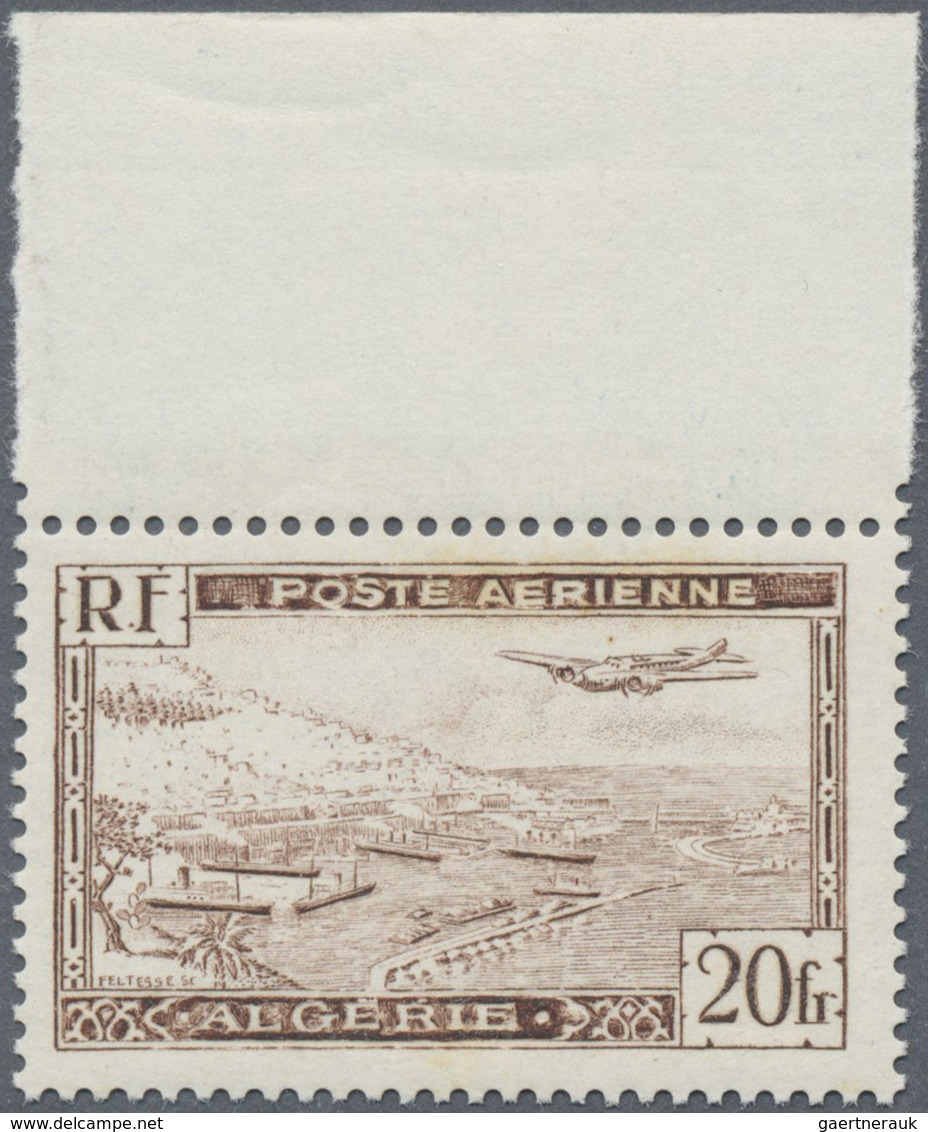 ** Algerien: 1946, 200 Fr. Airmail, Type I "F Without Serifs", Unmounted Mint. (Maury Airmail No 4 I) - Andere & Zonder Classificatie