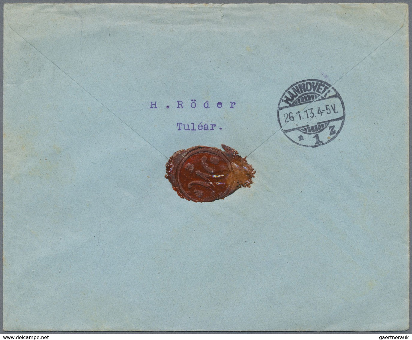 Br Anjouan: 1912, Envelope Bearing Sultanat 10 C + Mayotte 25 C + Madag. 1 C And 4 C Sent Registered Fr - Andere & Zonder Classificatie