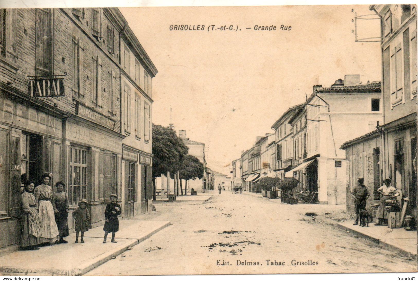 82. Grisolles. Grande Rue - Grisolles