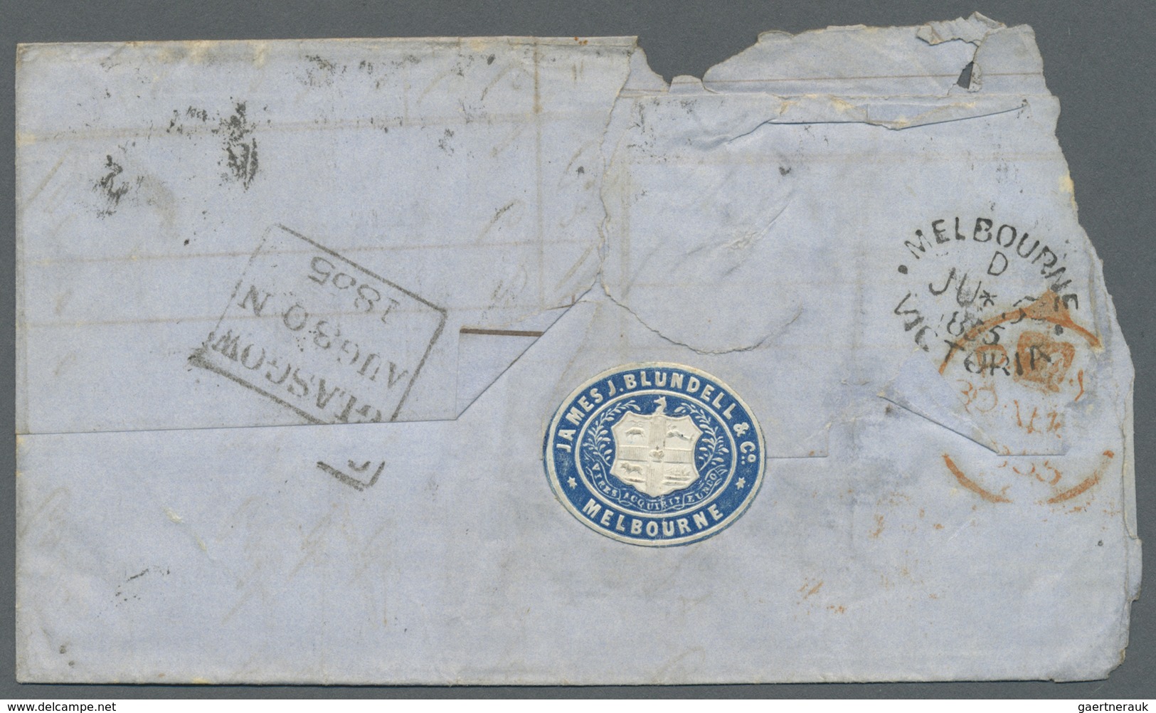 Br Victoria: 1855/1857, Two Folded Entires And A Small Cover Each Bearing Two Woodblocks 6d Dull Orange - Lettres & Documents