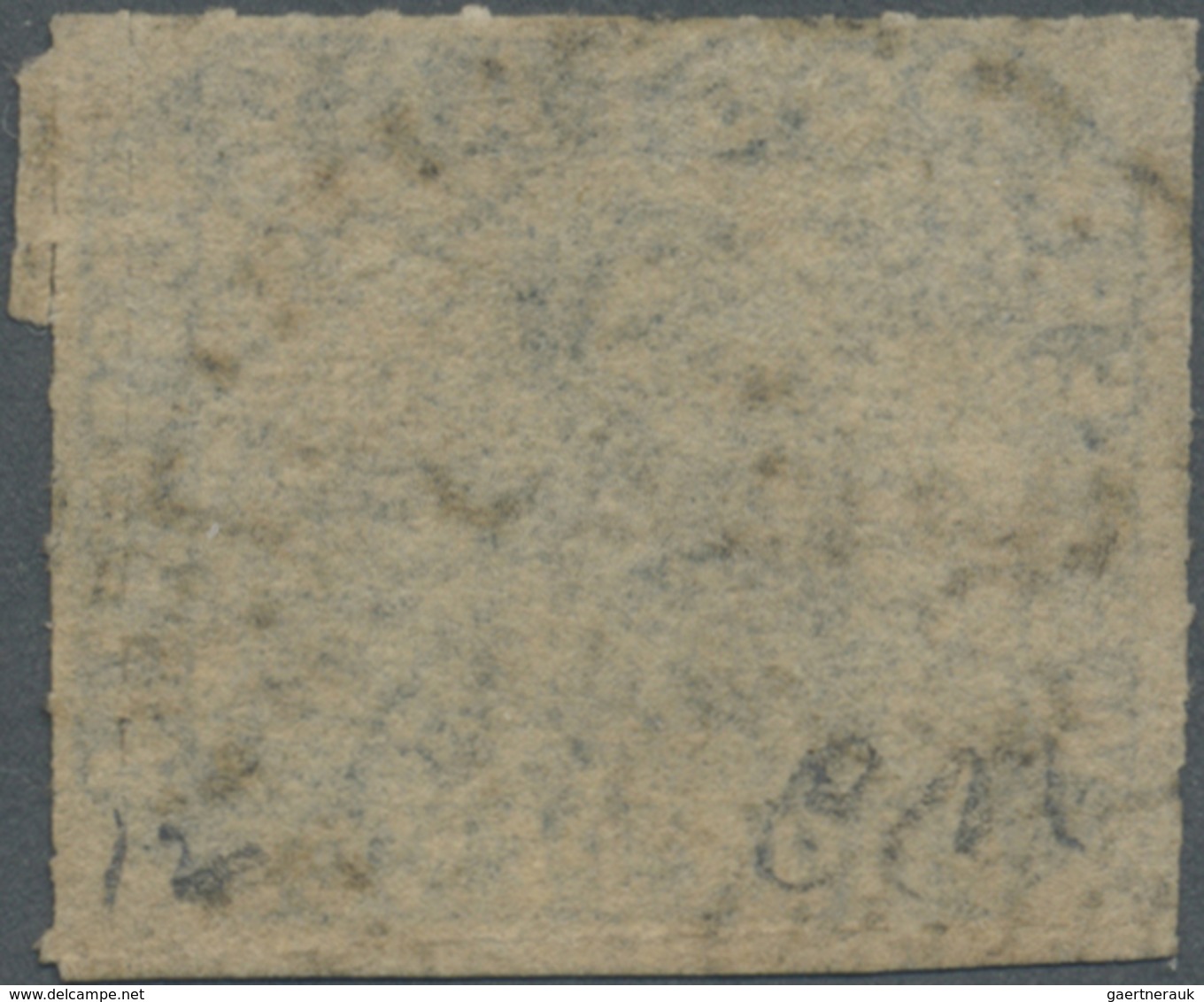 O Westaustralien: 1854/55, 4d Pale Blue, Rouletted, Good To Large Margins With Roulettes Complete On A - Brieven En Documenten