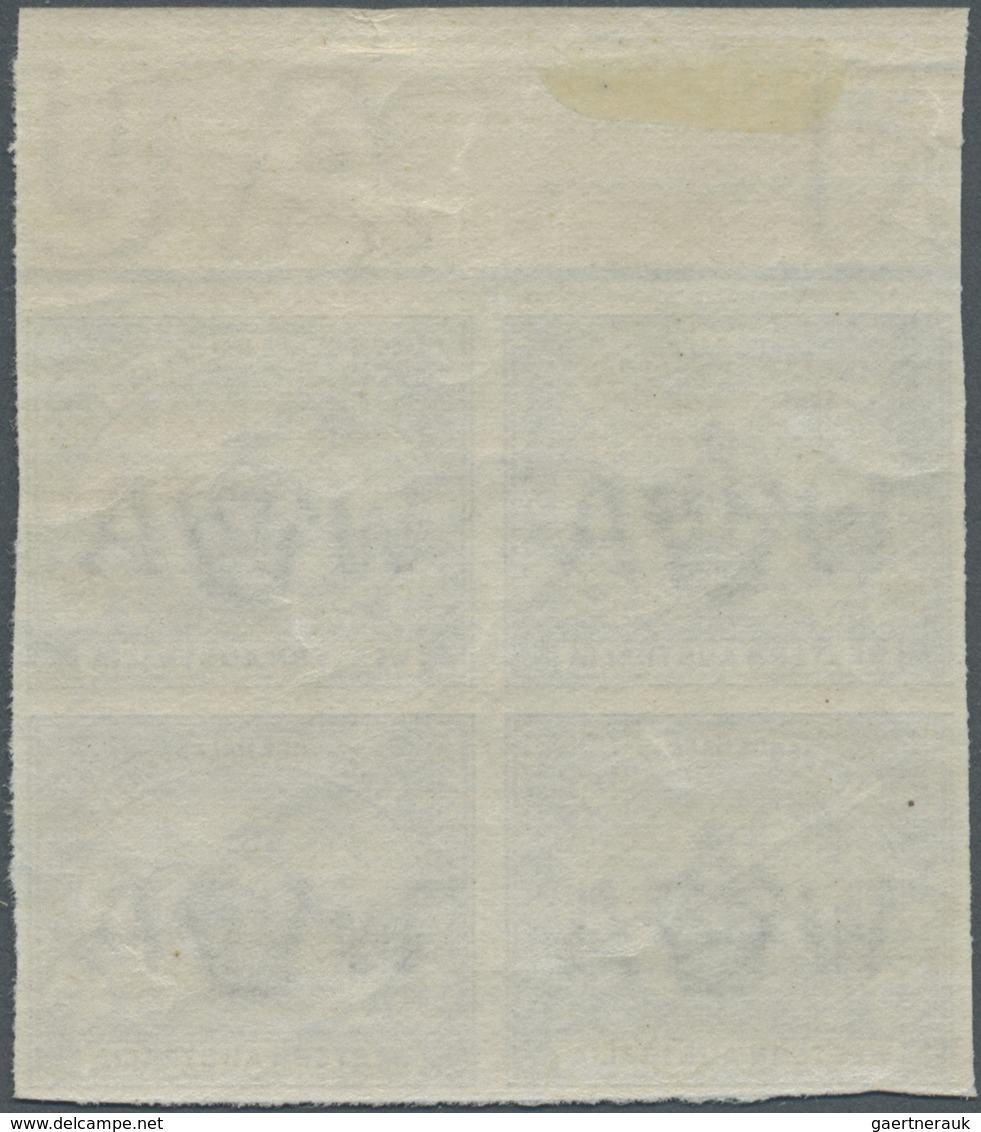 **/ Westaustralien: 1901, 2½d Blue, Wmk 18, Marginal Imperforate Block Of 4, Brilliant Unmounted O.G. - Lettres & Documents