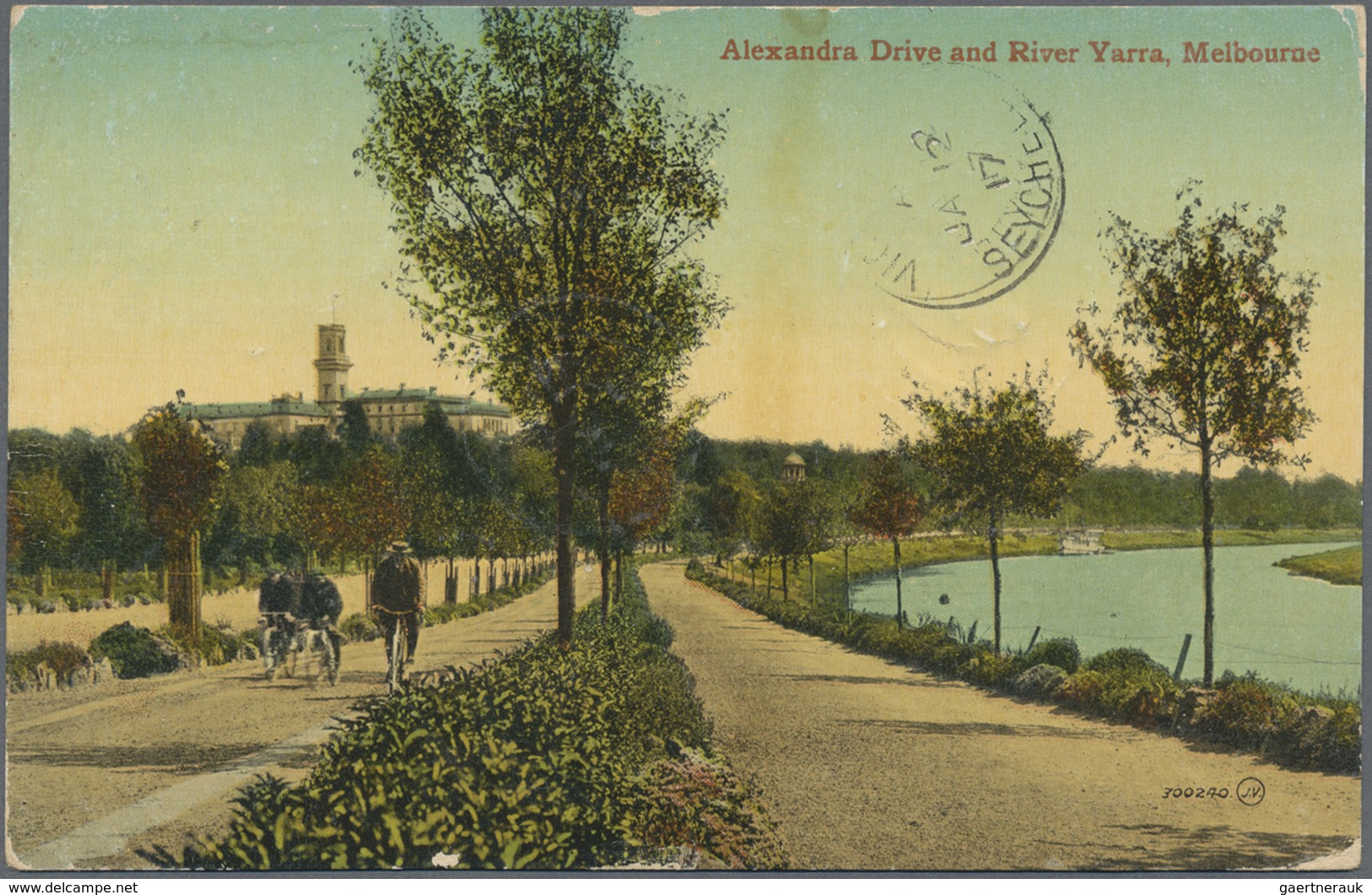 Br Australien: 1916/1918: Two Picture Postcards From Hindmarsh Island (Kumerangk), South Australia To A - Andere & Zonder Classificatie