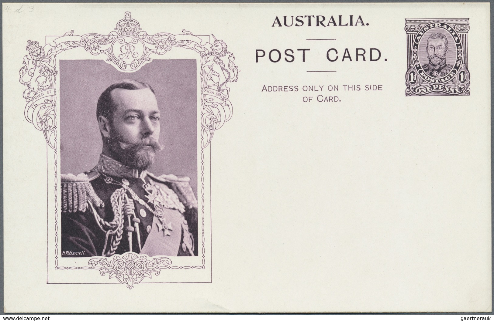 GA Australien - Ganzsachen: 1911, Seven Coronation Postcards KGV 1d. Full-face With Different Views Of - Postwaardestukken