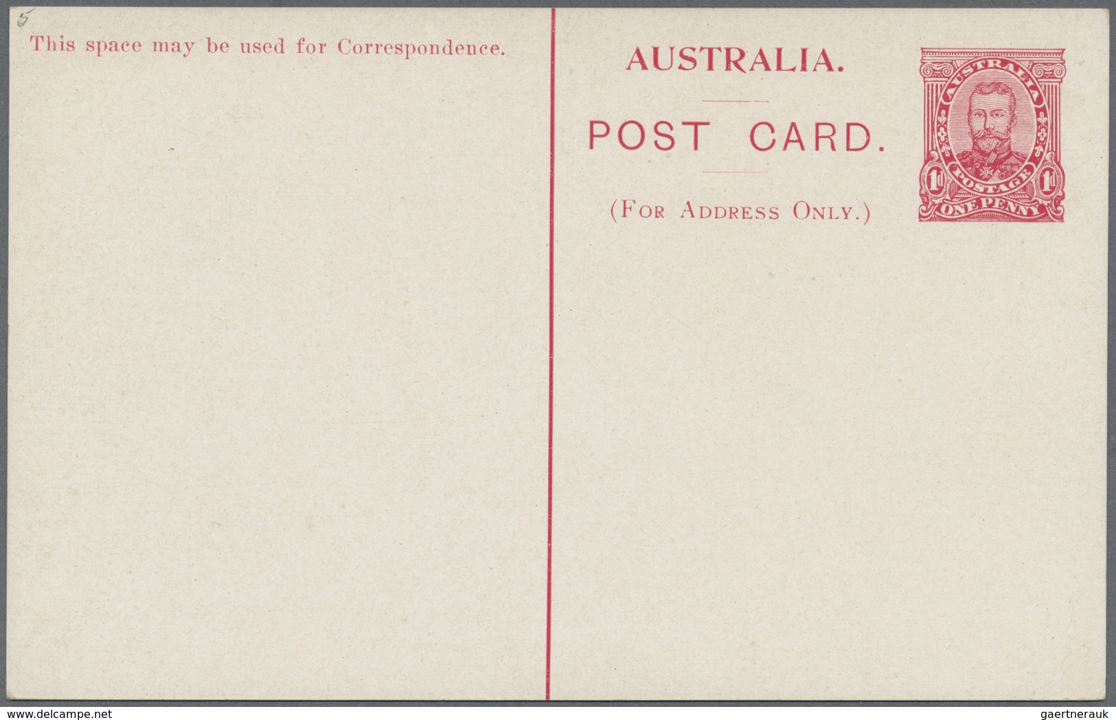 GA Australien - Ganzsachen: 1911, Three Victorian Scenes Postcards KGV 1d. Full-face With Different Vie - Entiers Postaux