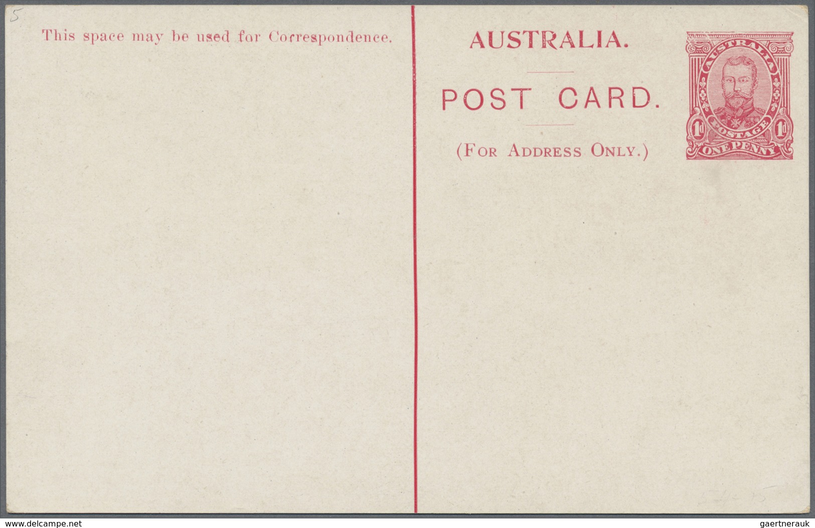 GA Australien - Ganzsachen: 1911, Three Victorian Scenes Postcards KGV 1d. Full-face With Different Vie - Entiers Postaux