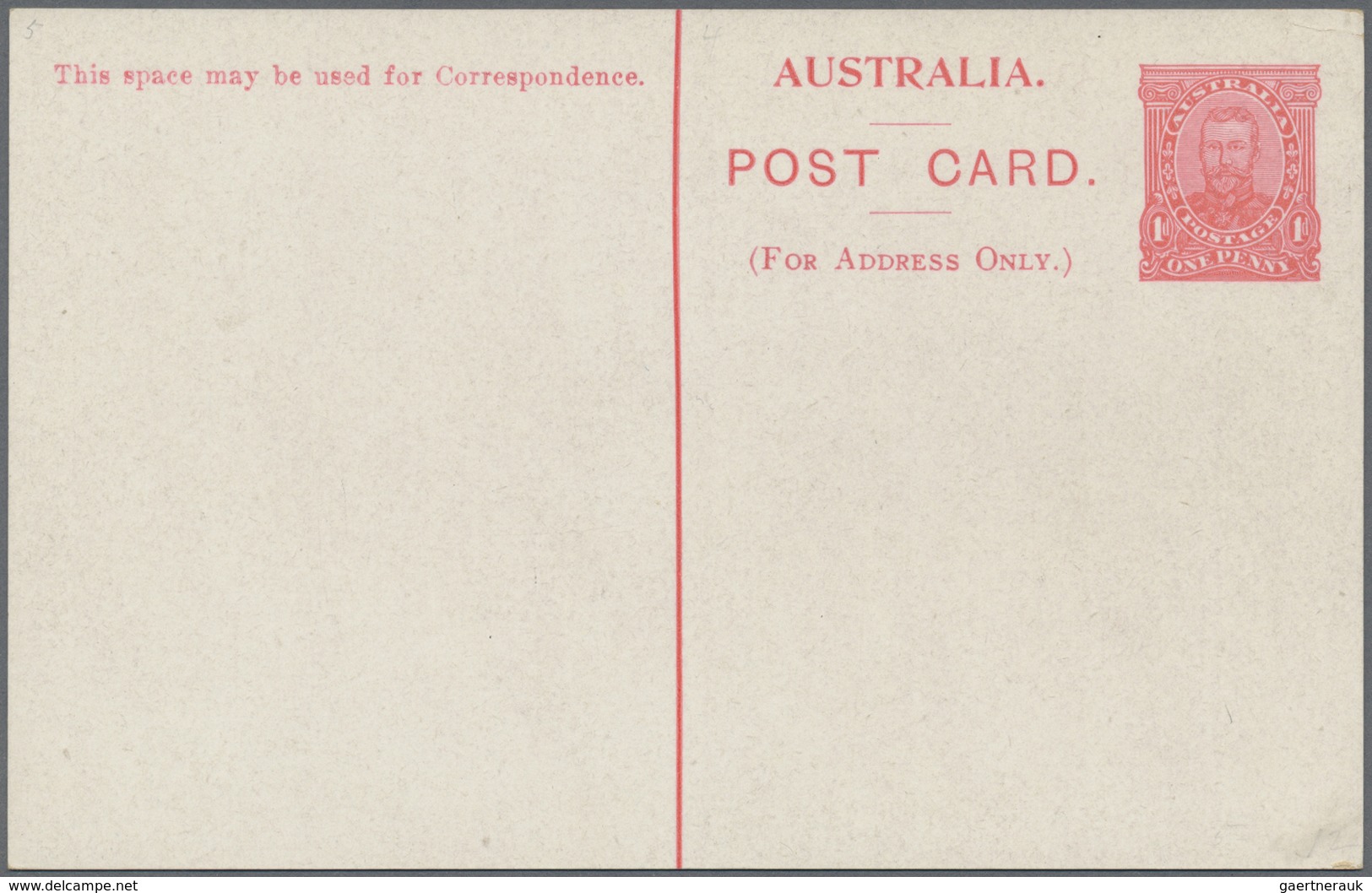 GA Australien - Ganzsachen: 1911, Three Victorian Scenes Postcards KGV 1d. Full-face With Different Vie - Entiers Postaux