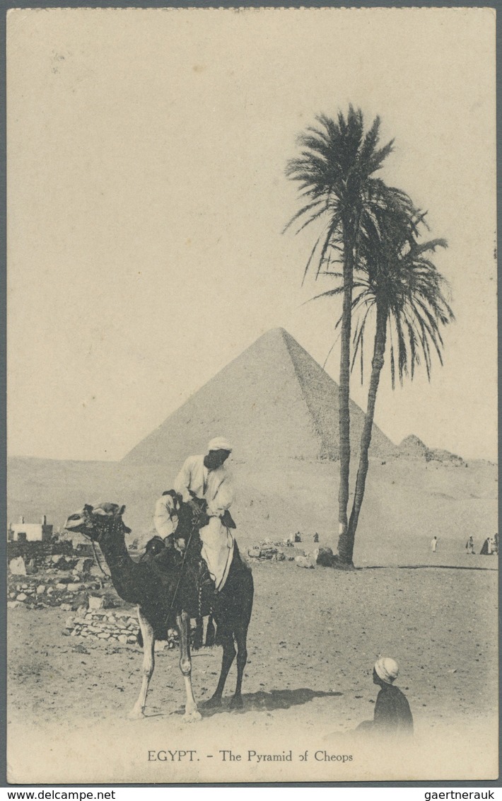 Br Australien - Besonderheiten: 1915. Stampless Picture Post Card Of 'The Pyramid At Cheops' Written Fr - Autres & Non Classés