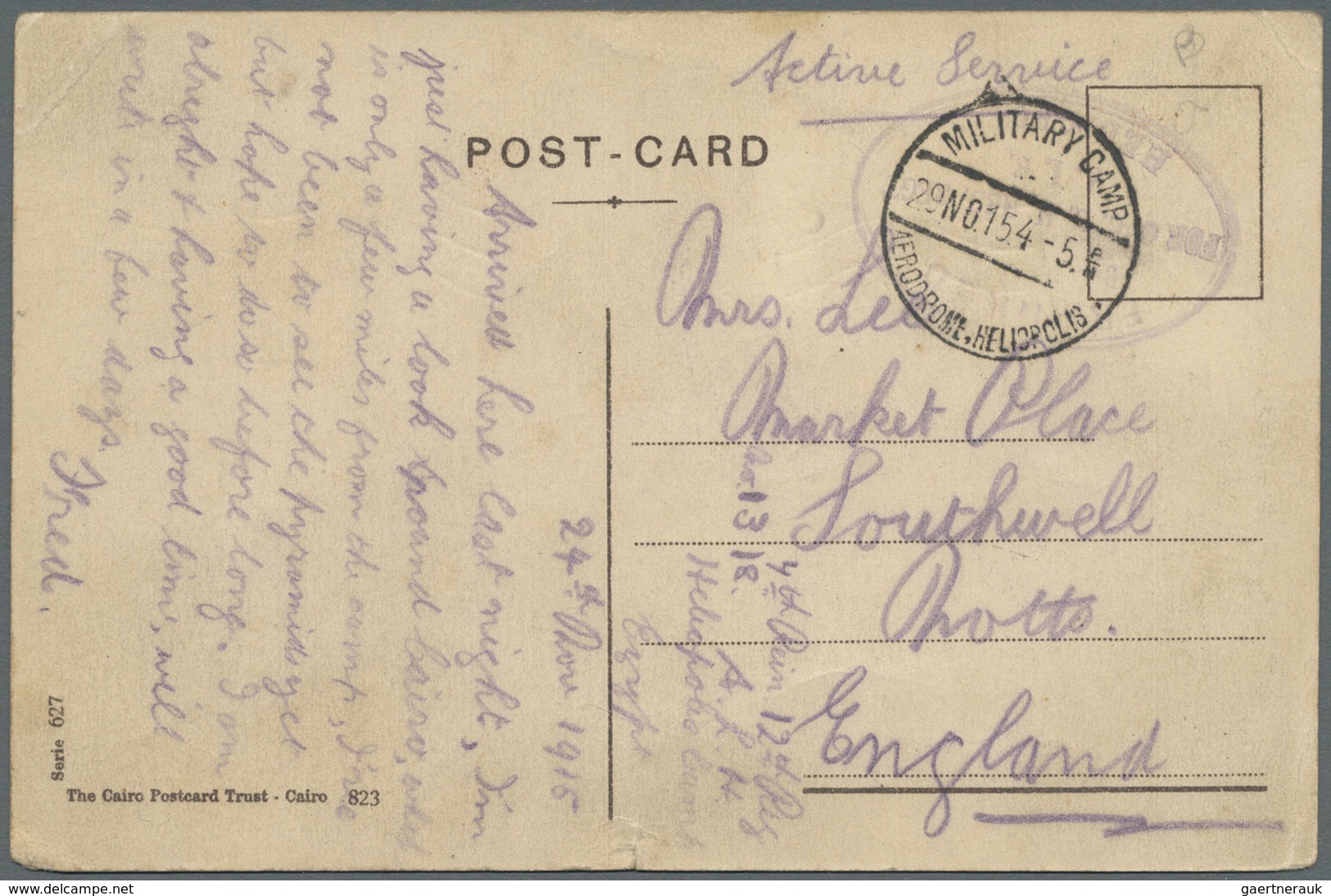 Br Australien - Besonderheiten: 1915. Stampless Picture Post Card (tear At Bottom And Corner Fold) Of ' - Autres & Non Classés