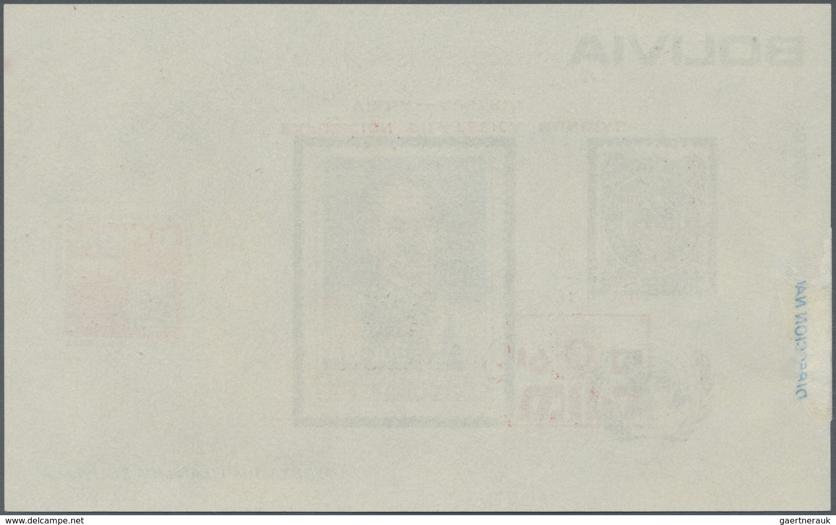 **/* Bolivien: 1981, Anniversaries, Three Souvenir Sheets With Inverted Overprints (2) Resp. Double Overp - Bolivie