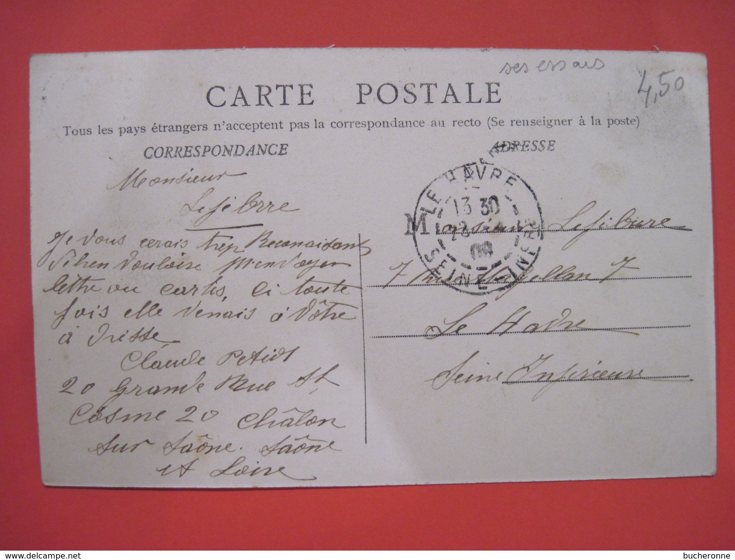 CPA   71 CHALON-s-SAONE Torpilleur Faisant Ses Essais 1908  T.B.E. - Chalon Sur Saone