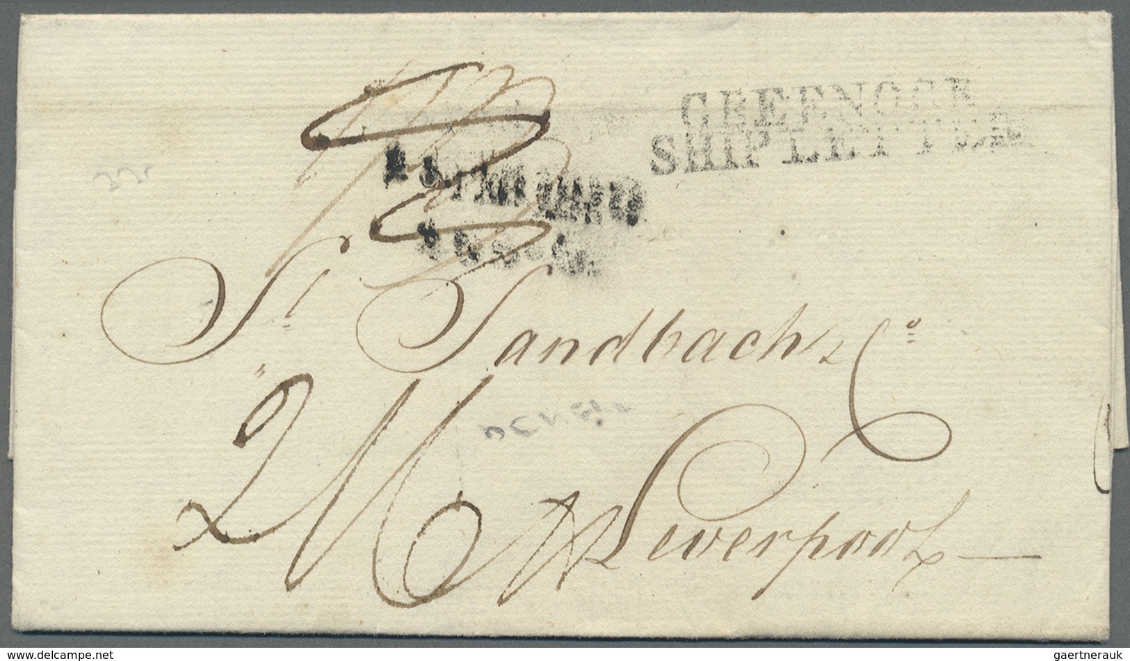 Br Britisch-Guyana: 1810. Stampless Envelope Written From Demerara Dated '9th Jan 1810' Addressed To Li - Guyane Britannique (...-1966)