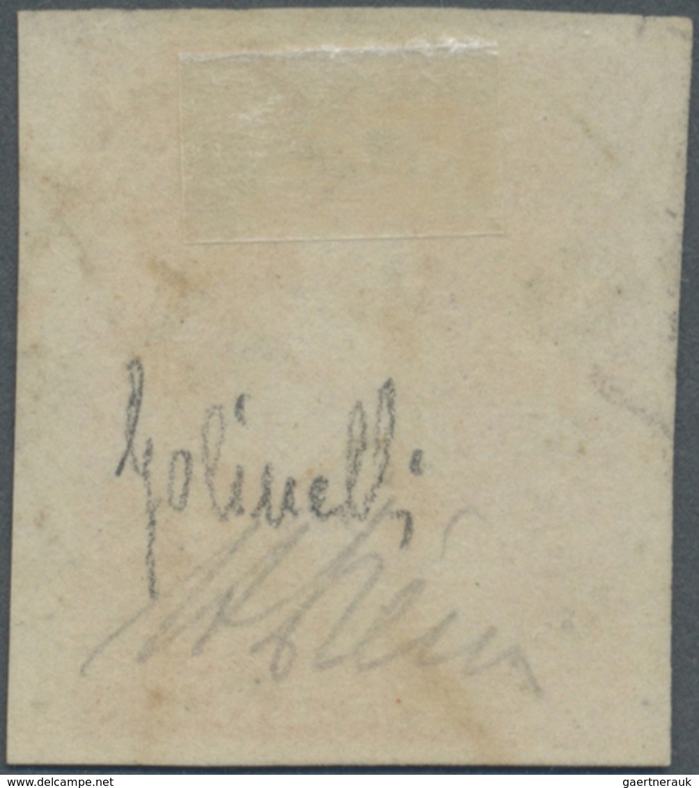 O Britisch-Guyana: 1853 1c. Vermilion, Used And Cancelled By "B G/(A 5) C/...2 NO/..." Cds (probably F - Brits-Guiana (...-1966)