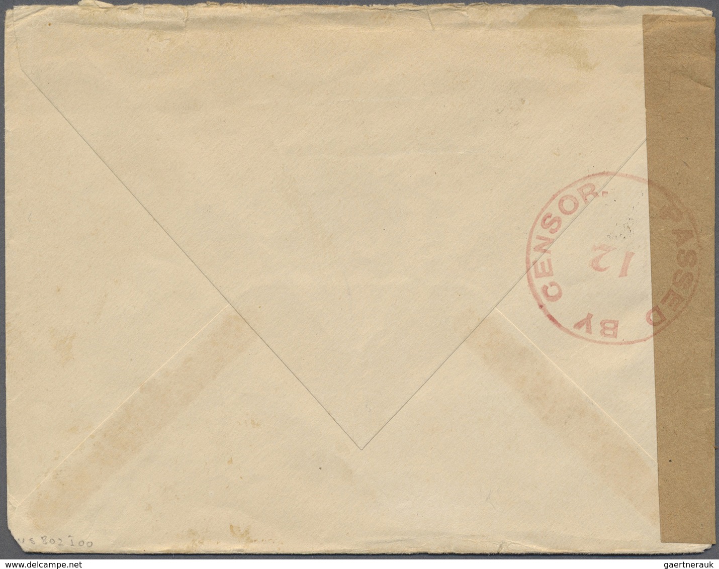 Br Britisch-Guyana: 1942. Incoming Mail From The United States Bearing 3 C Violet Tied By Washington D. - Guyane Britannique (...-1966)