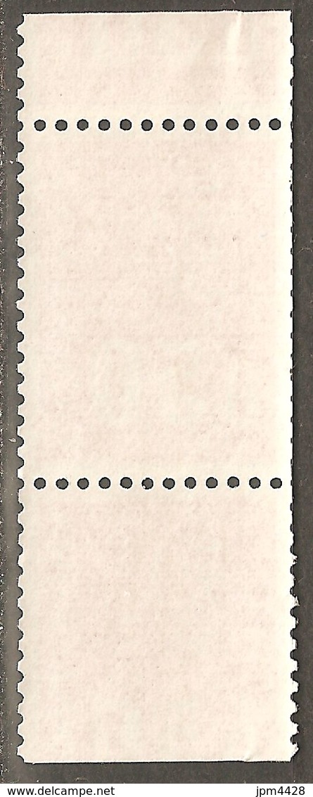 France 1971 1664 Roulette Neuf **,  Paire Avec Variété De Massicotage, Trace Des Picots - Coil Stamps