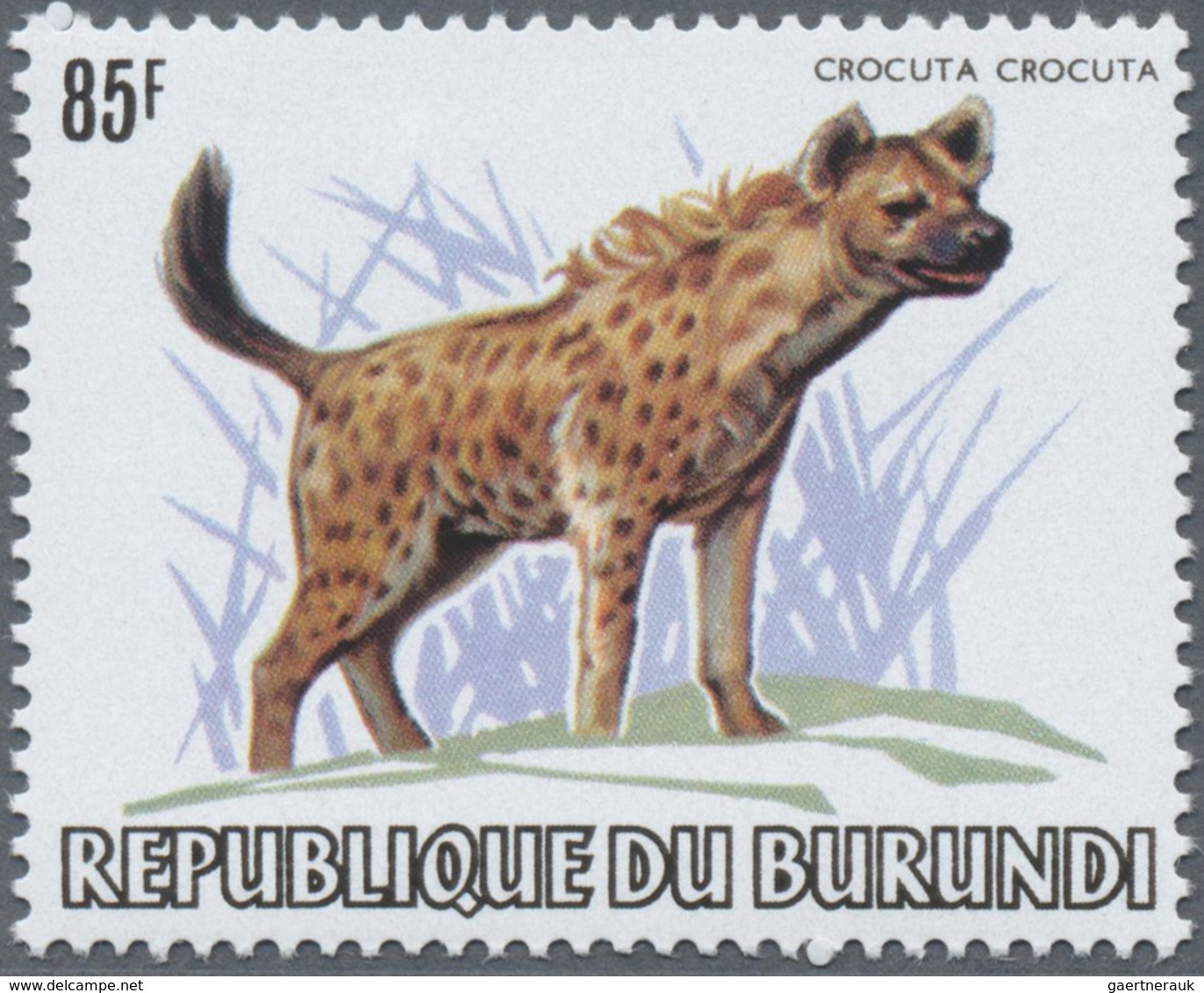 * Burundi: 1982, African Wildlife, 2fr. To 85ft., Complete Set Of 13 Values, Mint O.g. Hinged - Neufs