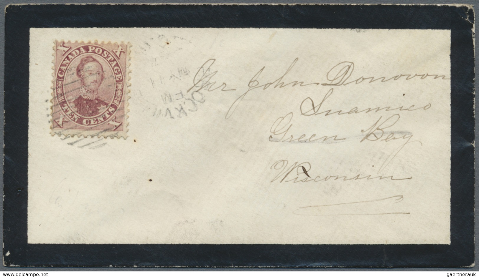 Br Canada - Colony Of Canada: 1860-66, Three Covers Each With Single Prince Albert 10p. Purple (2) And - ...-1851 Préphilatélie