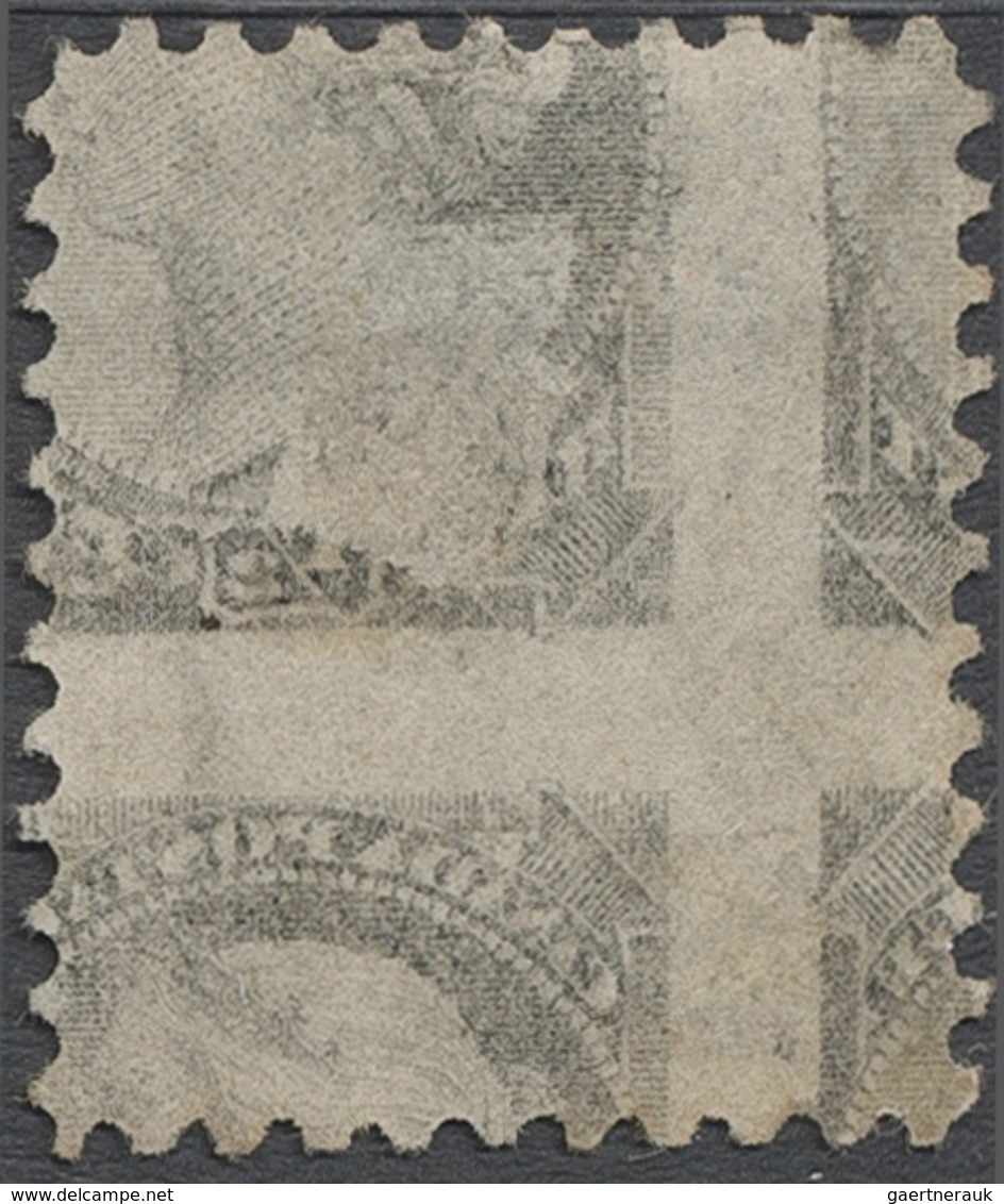 (*) Canada: 1882, 1/2 C. Black With Set Off On Reverse, Unused Without Gum, Little Thin, Rare! - Autres & Non Classés