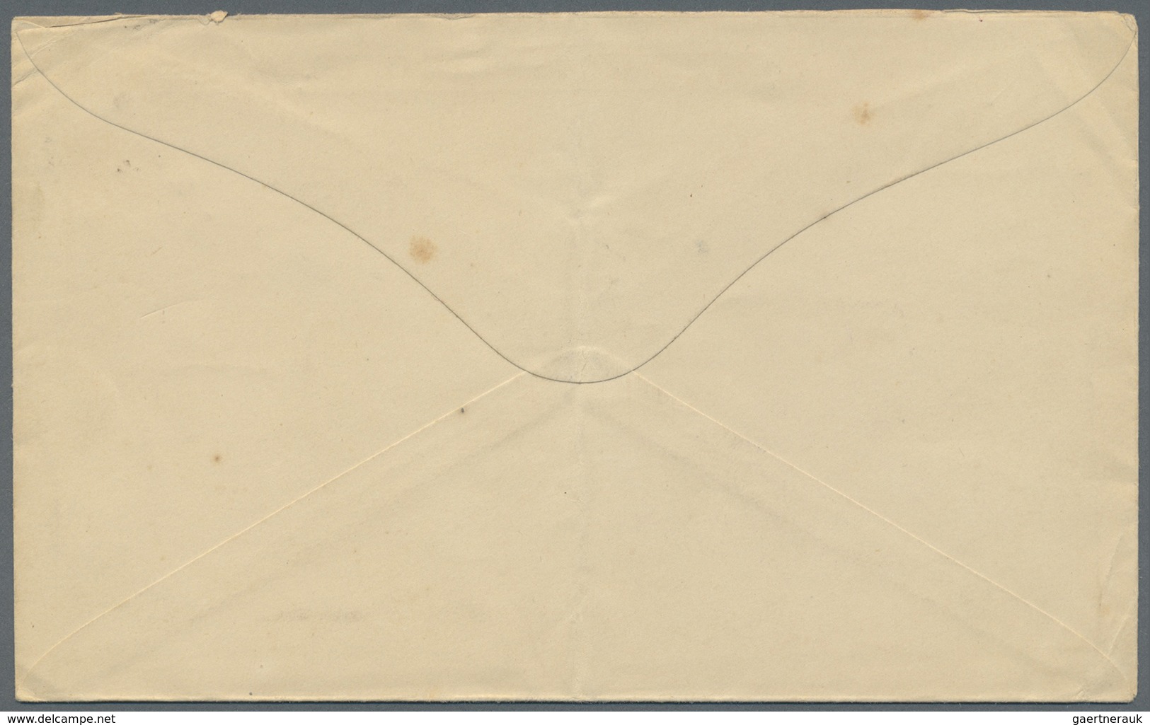 Br Cook-Inseln: 1908. Official Mail Envelope (vertical Crease) Headed 'On Public Service Only' Addresse - Cook