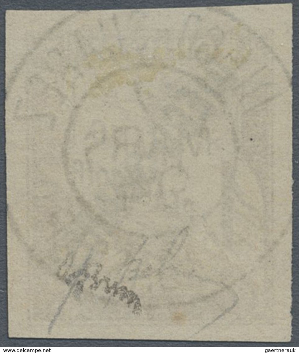 O Diego Suarez - Portomarken: 1892, 1 Fr. Brown Centrically Canc. By Cds. 7.MARS 94. Michel 1.400,- € - Andere & Zonder Classificatie