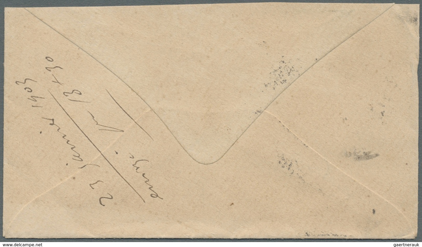 Br Französisch-Guinea: 1902. Small Lady's Envelope (top Shortened) Addressed To Tunisia, North Africa B - Autres & Non Classés