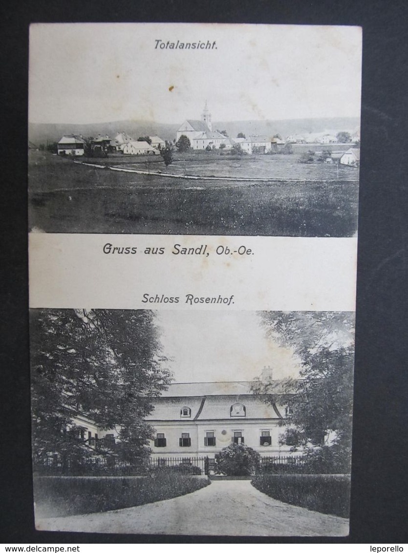 AK SANDL B. FREISTADT Rosenhof 1907 // D*29824 - Freistadt