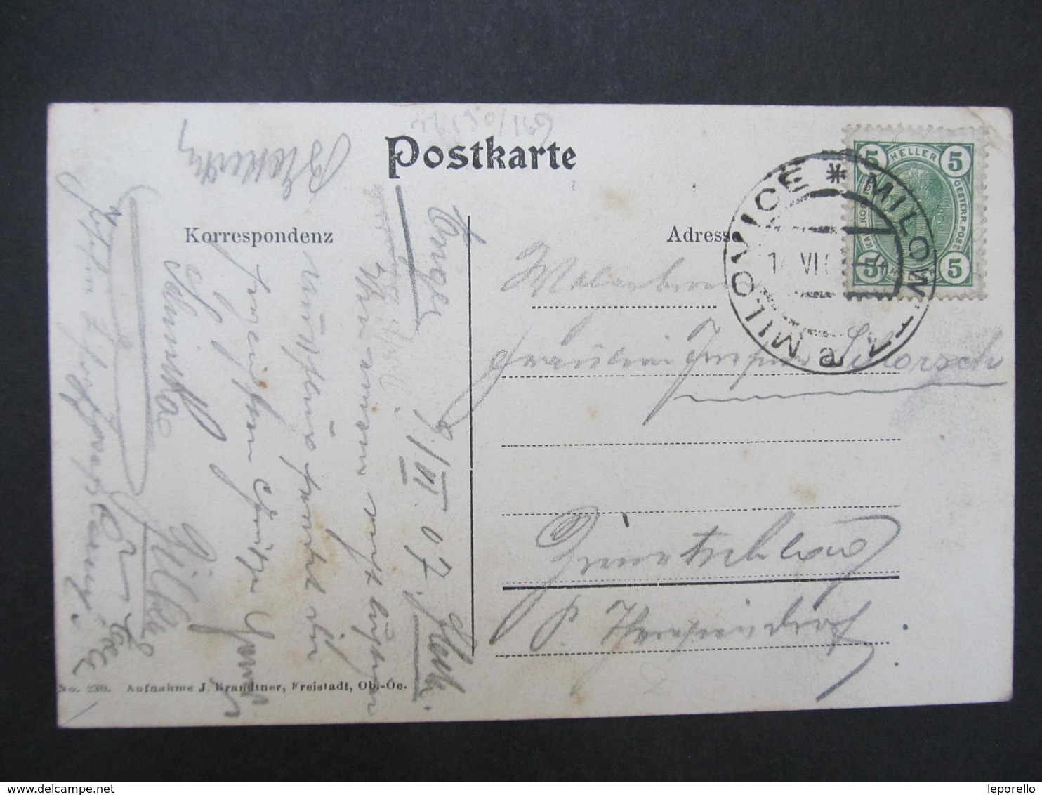 AK SANDL B. FREISTADT Rosenhof 1907 // D*29824 - Freistadt