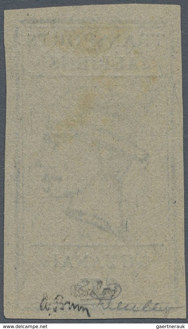 (*) Französisch-Guyana - Flugmarken (T.A.G.): 1921, 75 C. Black On Gray, Large Margins All Around, Unuse - Brieven En Documenten