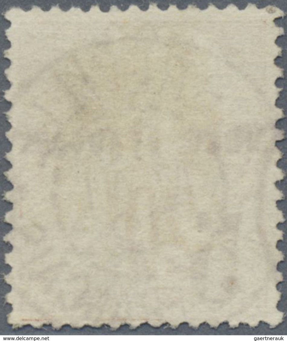 O Französisch-Kongo: 1891, „Congo Francaise 5 C." In Black On 20 C. Used With Fine Cancellation "LIBRE - Lettres & Documents