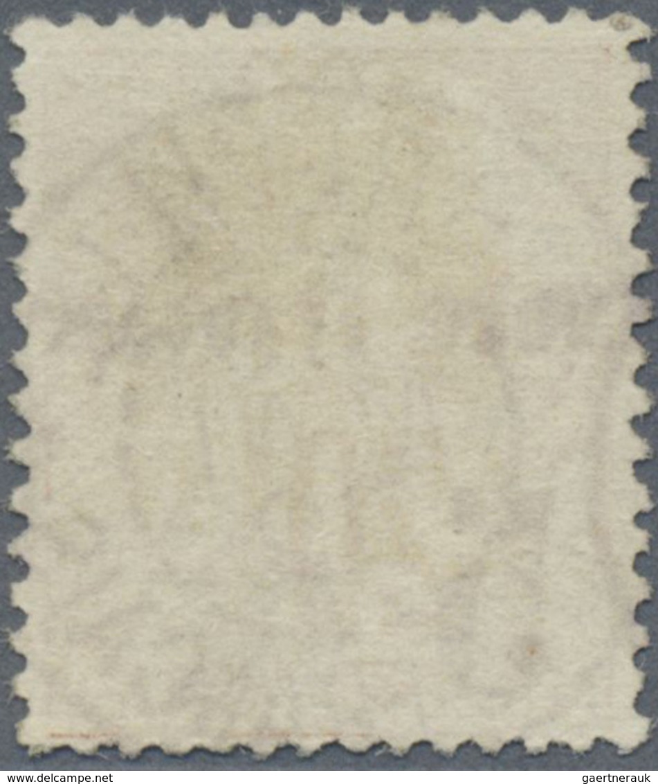 O Französisch-Kongo: 1891, „Congo Francaise 5 C." In Black On 20 C. Used With Fine Cancellation "LIBRE - Brieven En Documenten