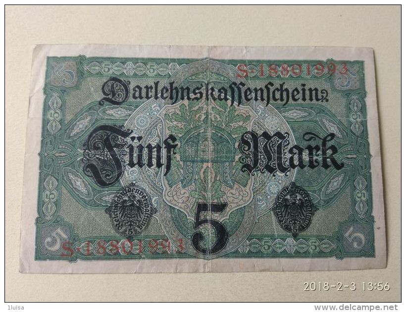 GERMANIA 5 Mark 1917 - 5 Mark