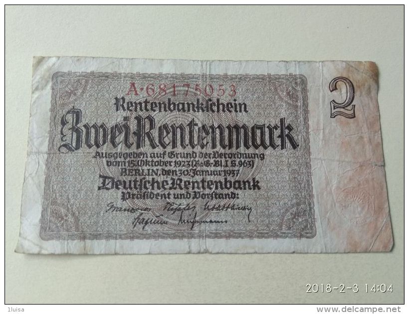 GERMANIA 2 Mark 1937 - Other & Unclassified