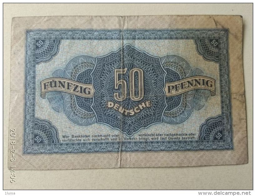 50 Pfenning 1948 - Other & Unclassified