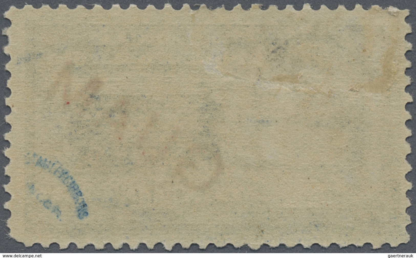 (*) Guam: 1899, Special Delivery 10 C. Blue With Red Overprint "GUAM", Unused, Fine, Signed - Guam
