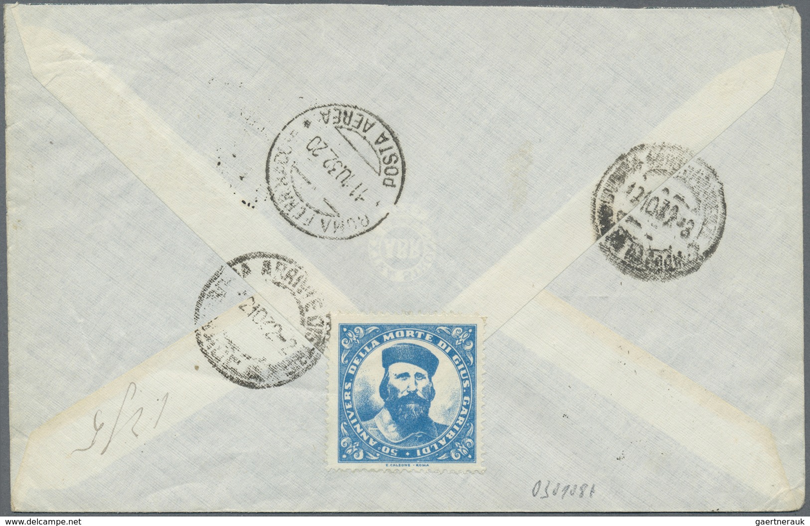 Br Italienische Kolonien - Gemeinschaftsausgaben: 1932, Airmail L 2,55 And L 4,50 And Additional Franki - Emissions Générales