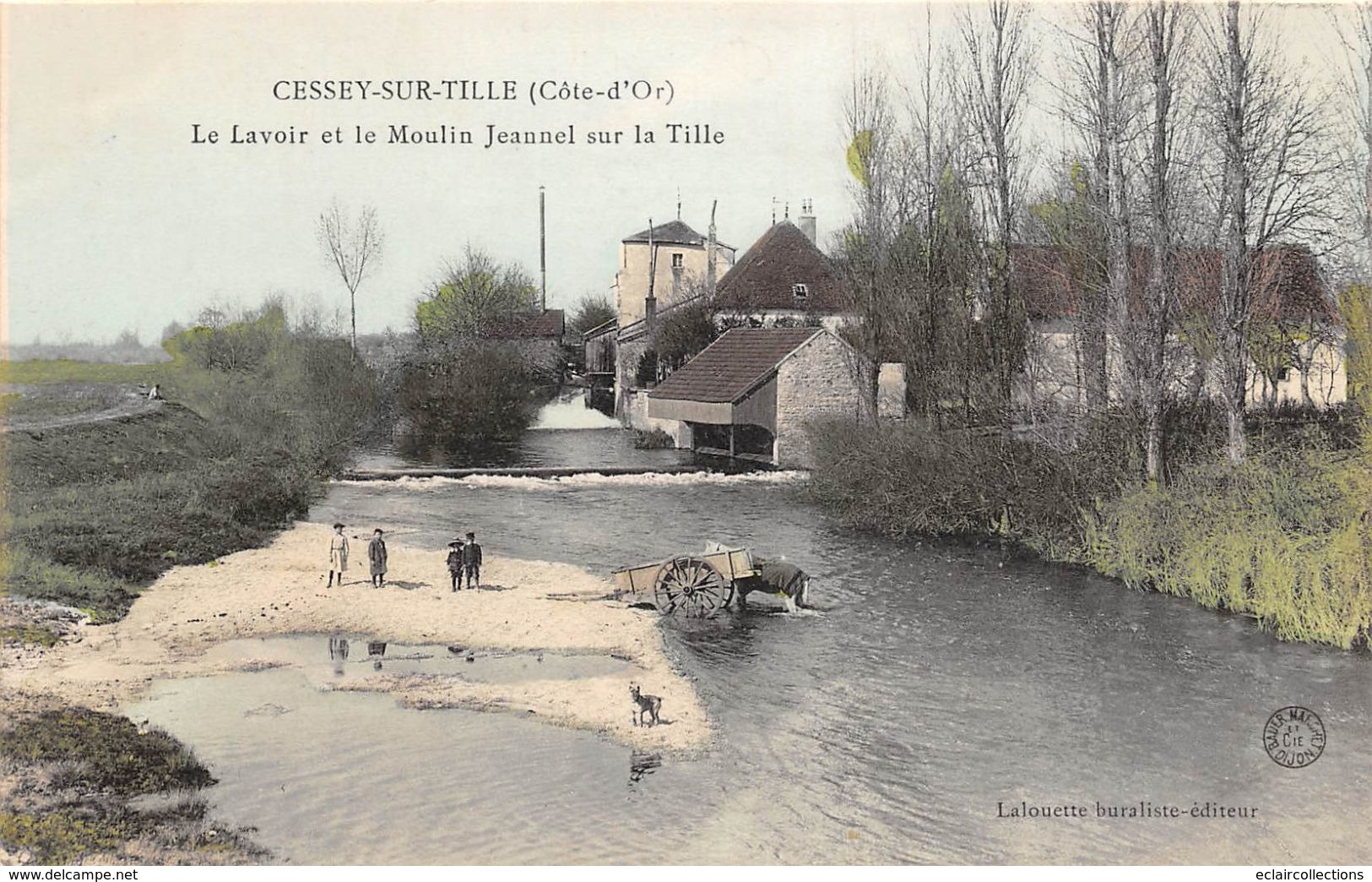 Cessey Sur Tille       21       Le Lavoir Et Le Moulin Jeannel          (voir Scan) - Autres & Non Classés