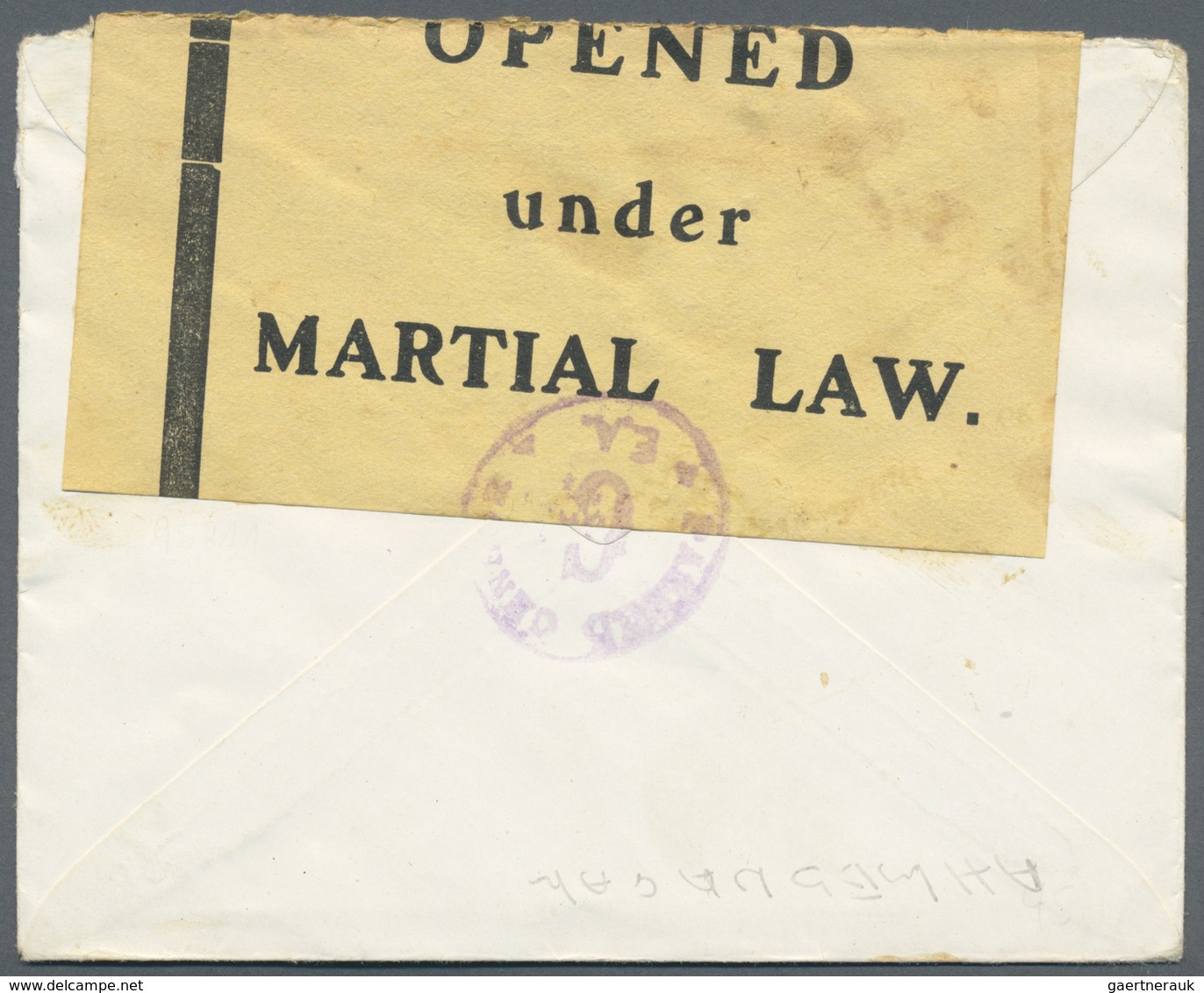 Br Kenia - Britisch Ostafrika Kompanie: 1918. Stampless Envelope Headed 'Prisoner Of War' Written From - Brits Oost-Afrika