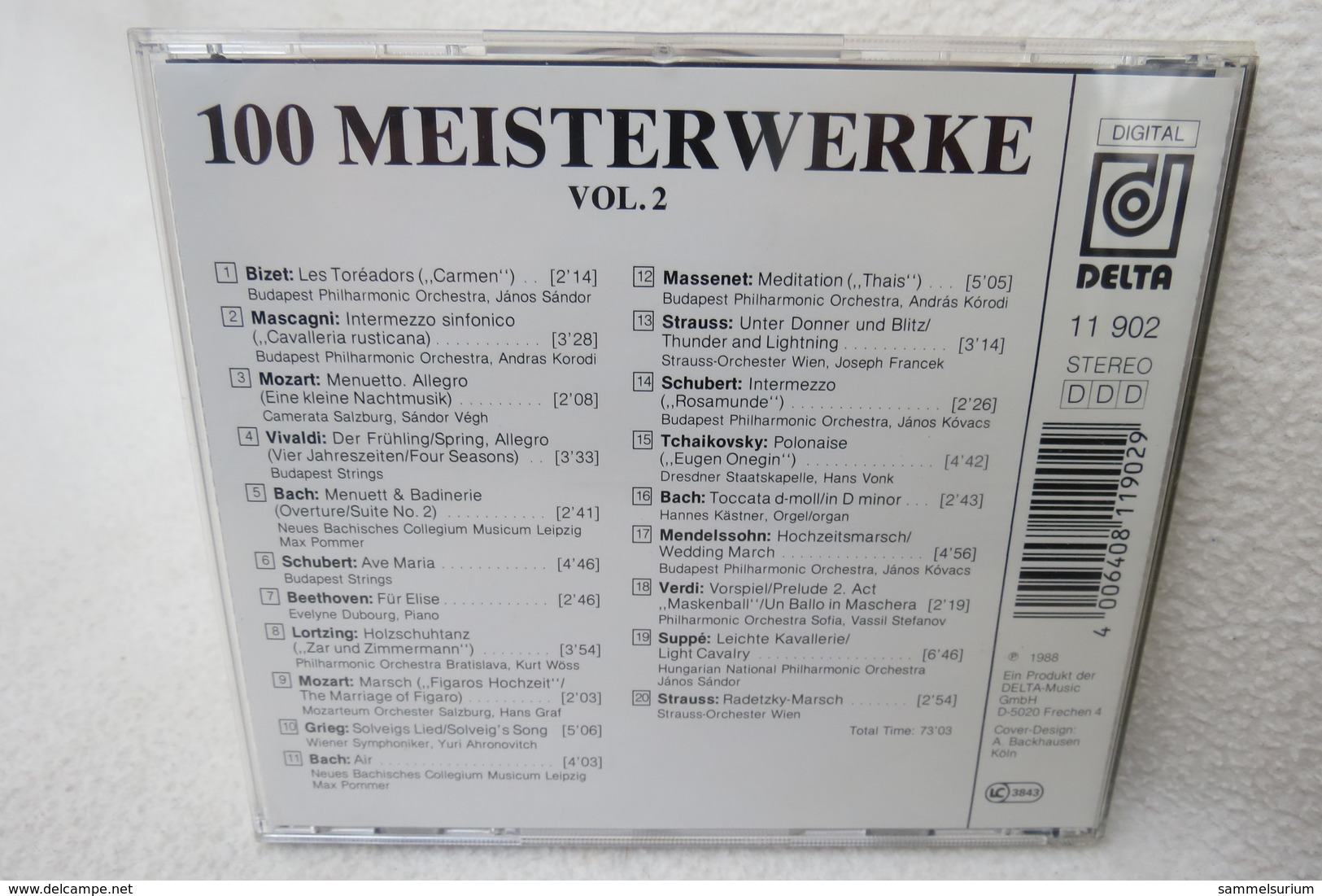 CD "100 Meisterwerke Der Klassischen Musik" CD 2 - Klassik