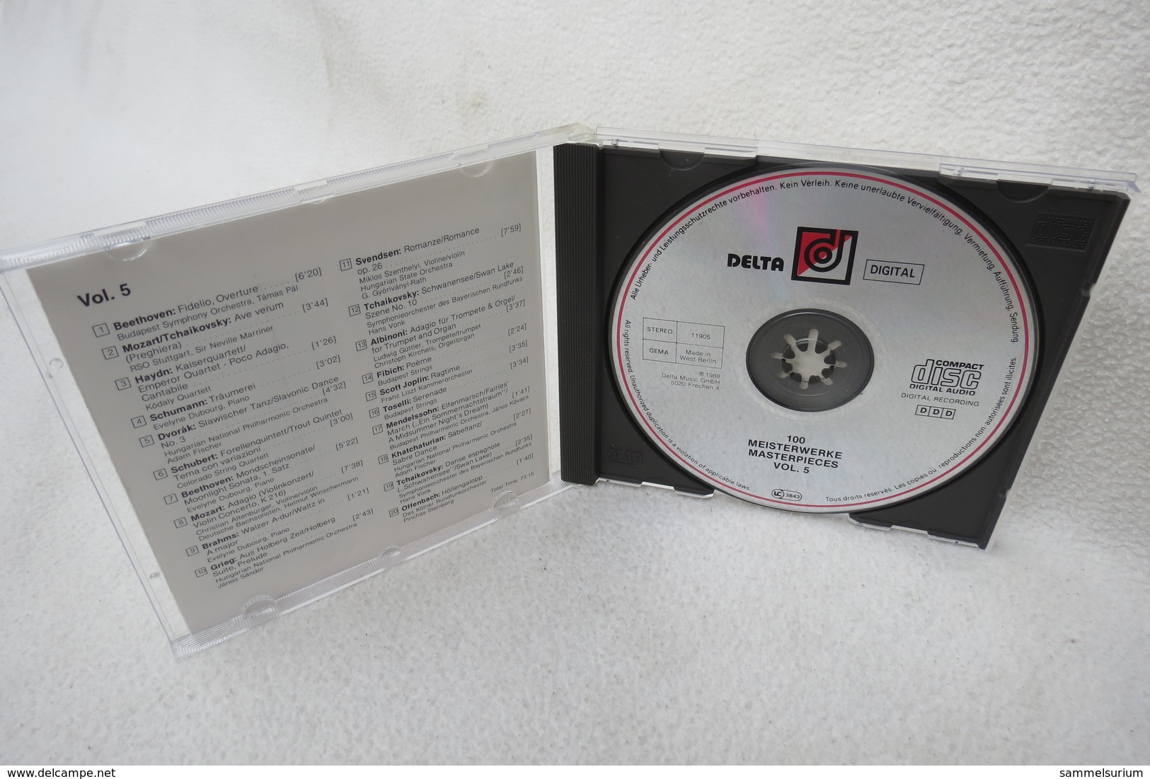 CD "100 Meisterwerke Der Klassischen Musik" CD 5 - Classical