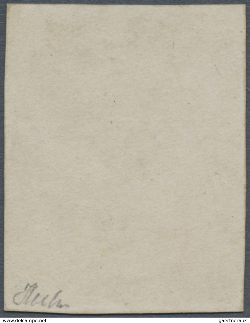 (*) Madagaskar: 1891 Local Issue 5f. Violet & Black On Grey, Unused Without Gum As Issued, Repaired (bac - Andere & Zonder Classificatie