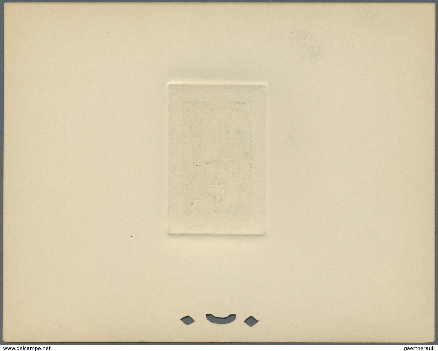 (*) Marokko: 1947, 2fr. Kasbah, group of nine epreuve in differing colours (partly some striated toning)