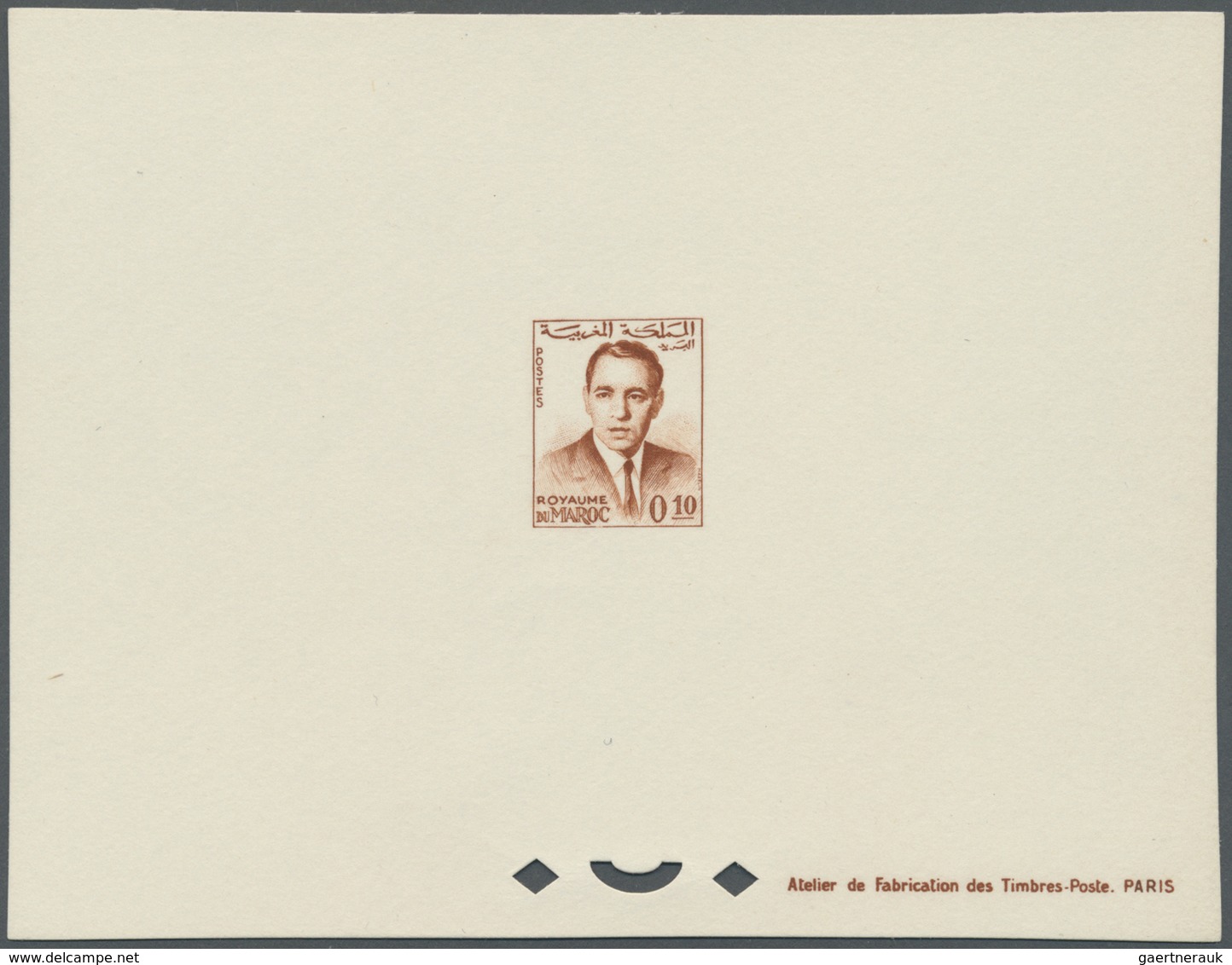 (*) Marokko: 1962, King Hassan II, 0.01dh. to 5.00dh., 13 values (issued on 14 Jun + 4 Oct 1962) as epre