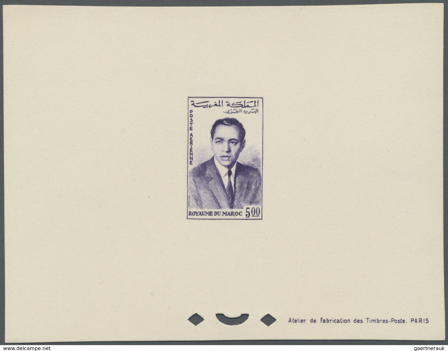 (*) Marokko: 1962, King Hassan II, 0.01dh. to 5.00dh., 13 values (issued on 14 Jun + 4 Oct 1962) as epre