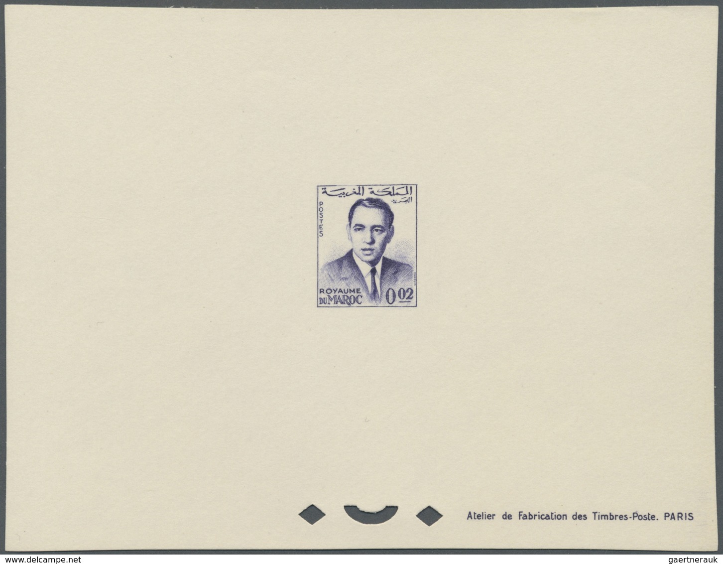 (*) Marokko: 1962, King Hassan II, 0.01dh. to 5.00dh., 13 values (issued on 14 Jun + 4 Oct 1962) as epre