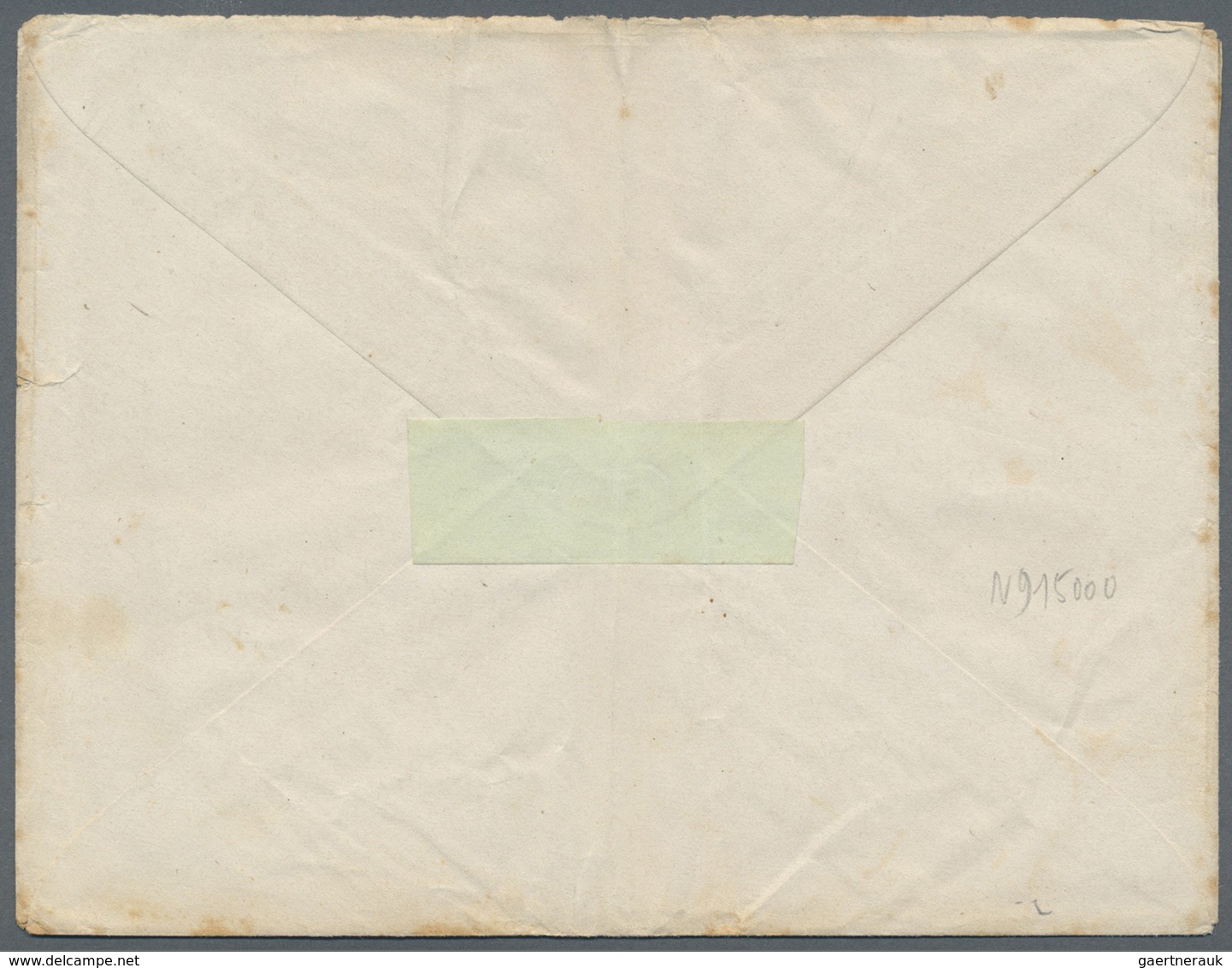 Br Martinique: 1877. Envelope To Paris (verical Folded And Few Stains) Bearing French General Colonies - Autres & Non Classés