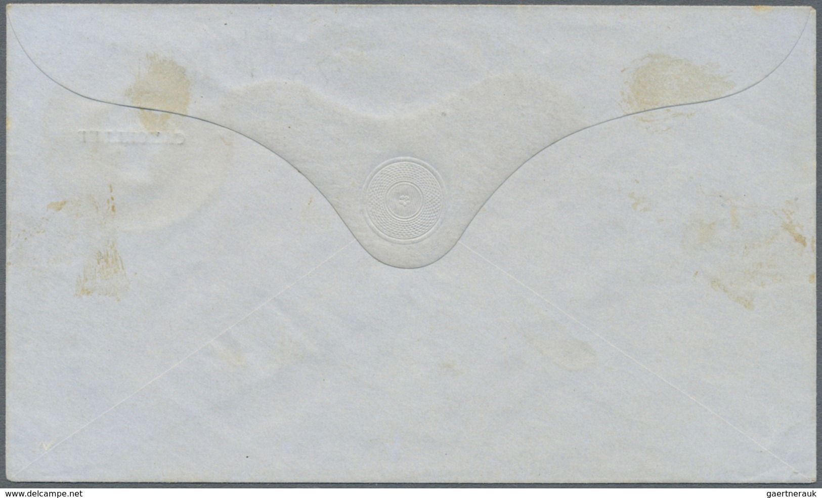 GA Mauritius: 1862, QV Stationery Envelopes (5): 6d (3, HG1a X2, 3d), 9d (2, HG 2, 2a) Plus 6d (HG1) Ov - Maurice (...-1967)