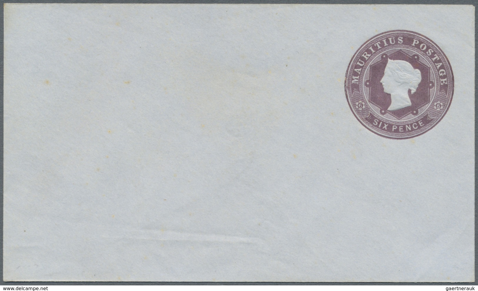 GA Mauritius: 1862, QV Stationery Envelopes (5): 6d (3, HG1a X2, 3d), 9d (2, HG 2, 2a) Plus 6d (HG1) Ov - Maurice (...-1967)