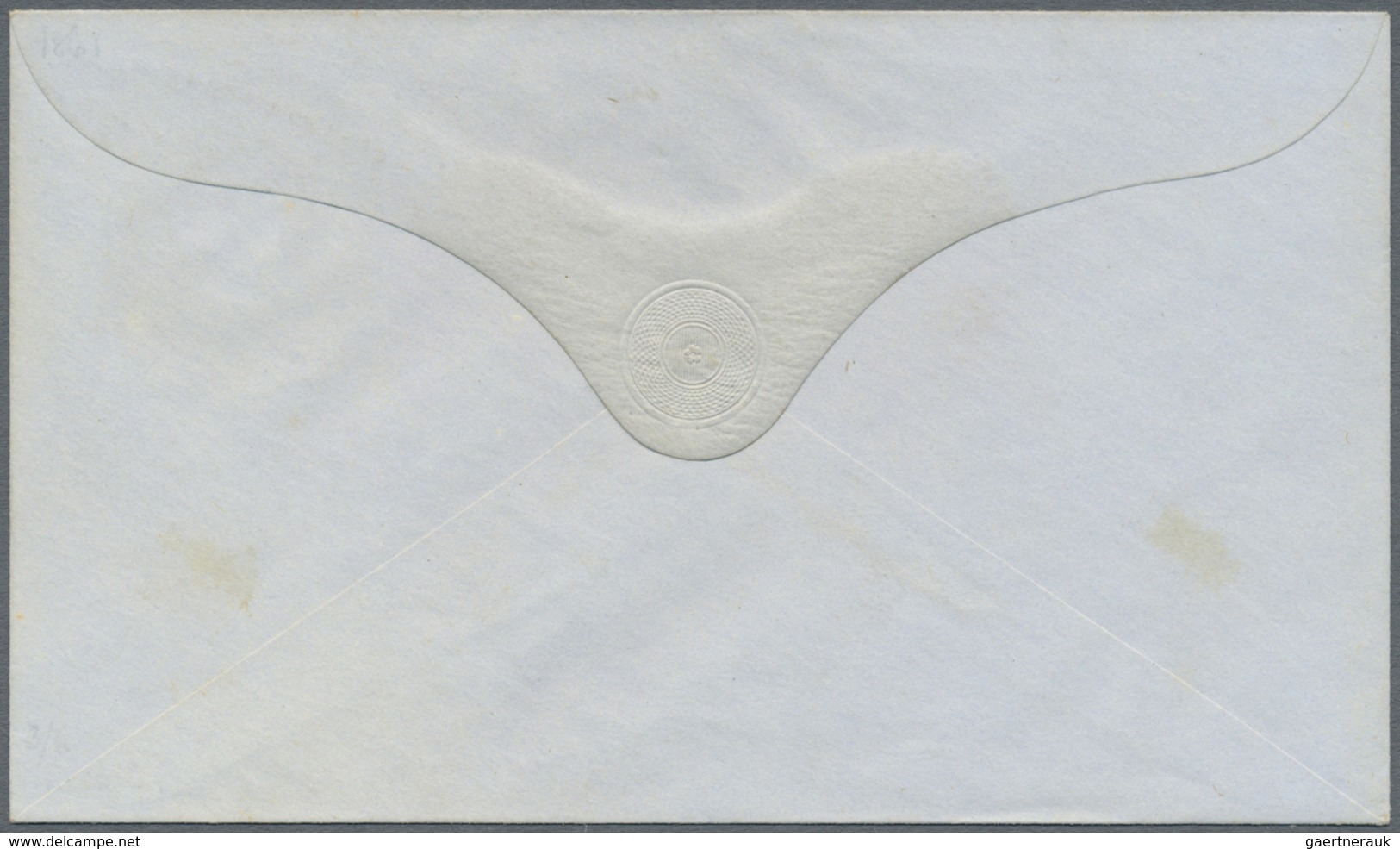 GA Mauritius: 1862, QV stationery envelopes (5): 6d (3, HG1a x2, 3d), 9d (2, HG 2, 2a) plus 6d (HG1) ov